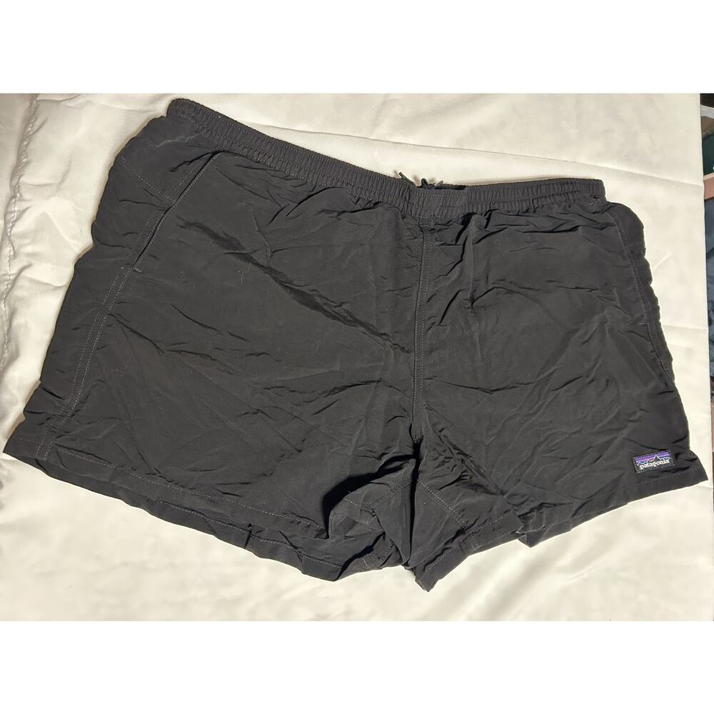 Patagonia Shorts Womens XL Black Elastic Waist Running 5" Inseam Athletic
